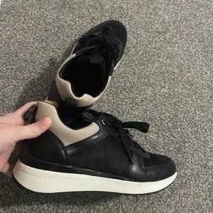 Nordstrom Rack Women's Sneakers - Black/White/Tan Size 8.5